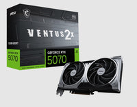 MSI nVidia GeForce RTX™ 5070 12G VENTUS 2X OC, PCI Express® Gen 5, Boost: 2542 MHz, CUDA 6144 Units, 12GB GDDR7, HDMI™ x 1 - Image 1