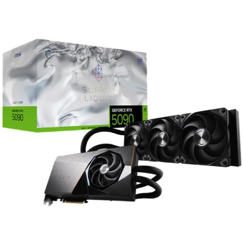 MSI nVidia GeForce RTX™ 5090 32G SUPRIM LIQUID SOC, Boost: 2512 MHz, CUDA 21760 Units, 32GB GDDR7, HDMI™ x 1
