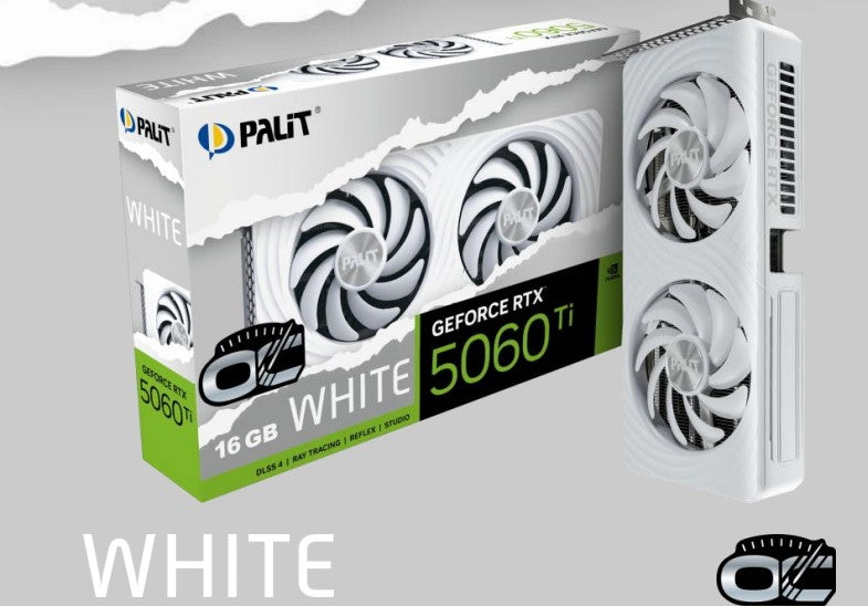 PALIT RTX5060Ti WHITE OC 16GB GDDR7 128bit 3-DP HDMI NE7506TU19T1-GB2061M - Image 4