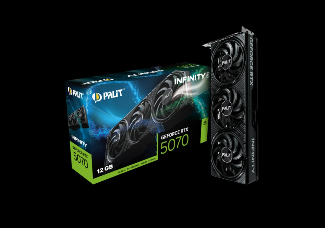 PALIT RTX5070 INFINITY 3 12GB GDDR7 192bit 3-DP HDMI NE75070019K9-GB2050S - Image 5