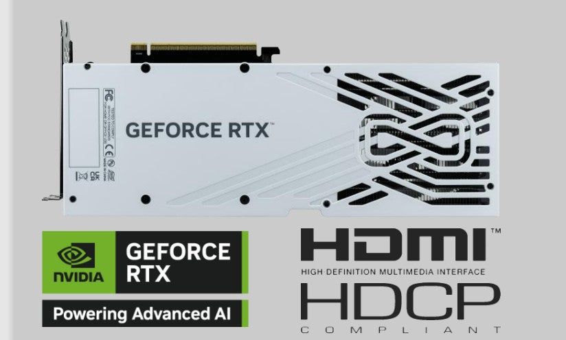 PALIT RTX5070 WHITE OC 12GB GDDR7 192bit 3-DP HDMI NE75070U19K0-GB2050W - Image 3