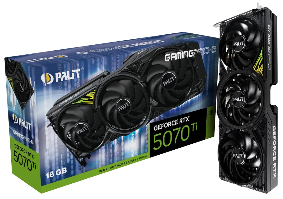PALIT RTX5070Ti GAMINGPRO-S 16GB GDDR7 256bit 3-DP HDMI NE7507T019T2-GB2031U - Image 5