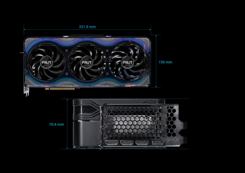 PALIT RTX5090 GAMEROCK OC 32GB GDDR7 512bit 3-DP HDMI ARGB NE75090S19R5-GB2020G - Image 2