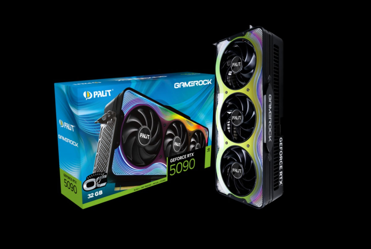 PALIT RTX5090 GAMEROCK OC 32GB GDDR7 512bit 3-DP HDMI ARGB NE75090S19R5-GB2020G - Image 5