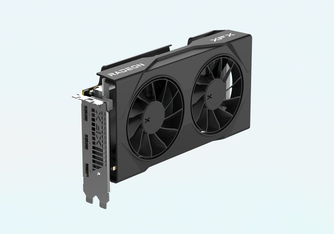 XFX Swift AMD Radeon RX 9050 Gaming Edition with 8GB GDDR6 HDMI 2xDP, AMD RDNA™ 4 (RX-95SWFT8BE) - Image 2