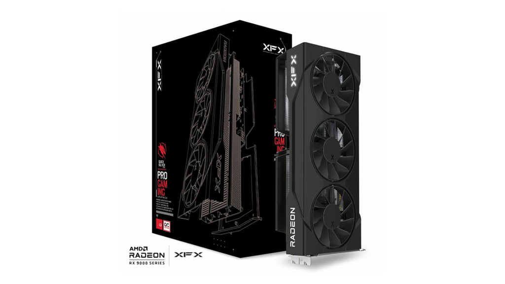 XFX Swift AMD Radeon RX 9060XT OC Triple Fan Gaming Edition with 16GB GDDR6 HDMI 2xDP, AMD RDNA™ 4  (RX-96TS316B7) - Image 1