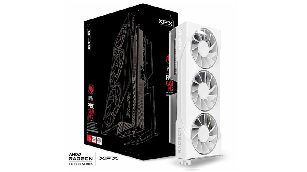 XFX Swift AMD Radeon RX 9060XT OC White Triple Fan Gaming Edition with 16GB GDDR6 HDMI 2xDP, AMD RDNA™ 4 (RX-96TS316W7) - Image 5