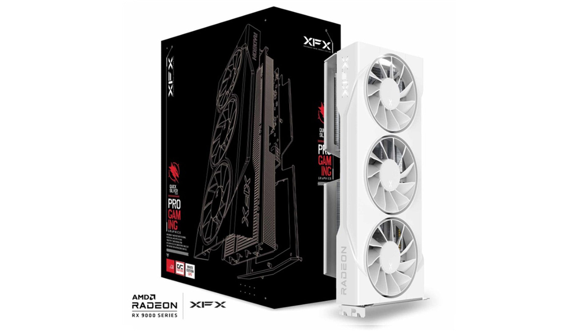 XFX Swift AMD Radeon RX 9060XT OC White Triple Fan Gaming Edition with 16GB GDDR6 HDMI 2xDP, AMD RDNA™ 4 (RX-96TS316W7) - Image 5
