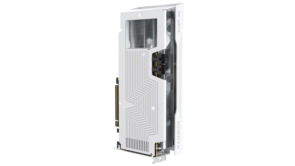 XFX Swift AMD Radeon RX 9070XT White Triple fan Gaming Edition with 16GB GDDR6 HDMI 3xDP, AMD RDNA™ 4 (RX-97TSWF3W9) - Image 4