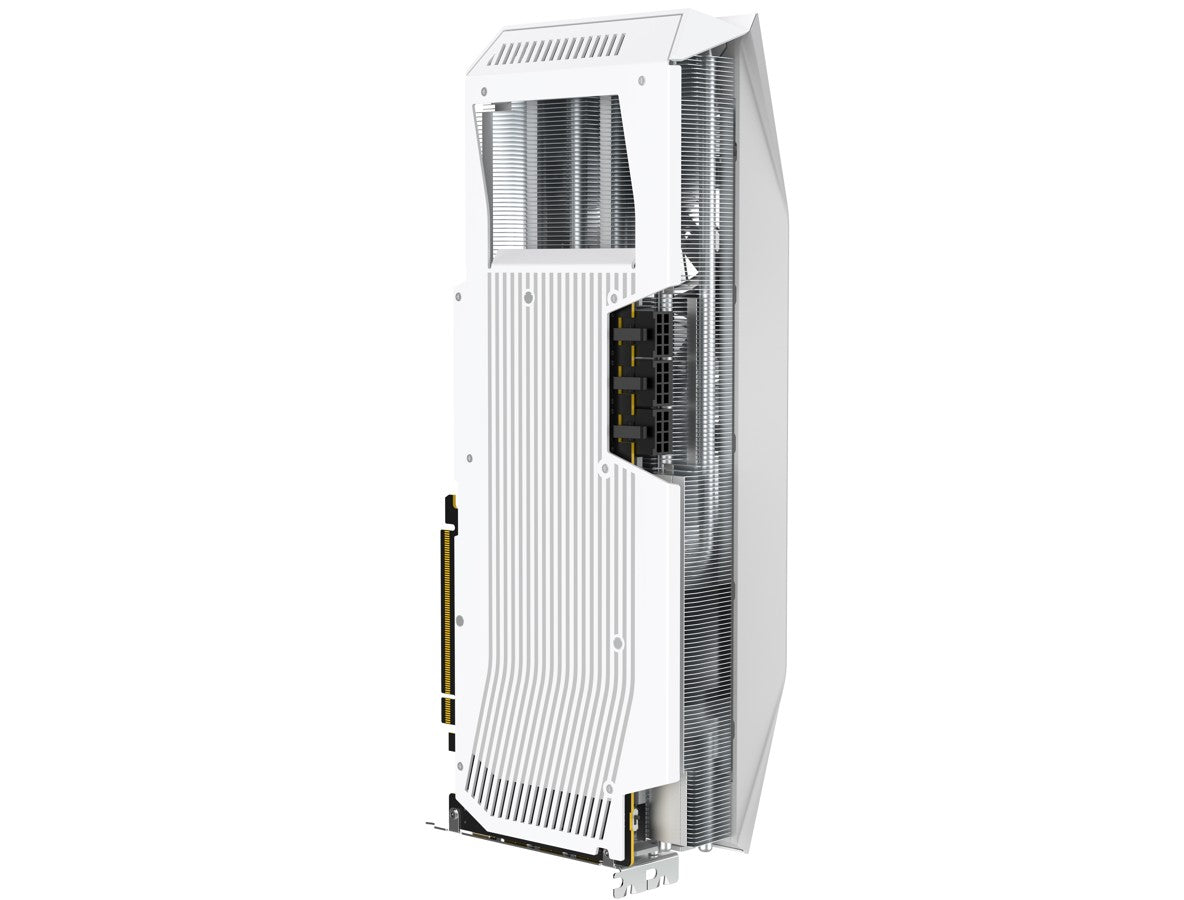 XFX Mercury AMD Radeon RX 9070XT OC White Gaming Edition with RGB 16GB GDDR6, HDMI 3xDP, AMD RDNA™ 4 (RX-97TRGBBW9) - Image 2