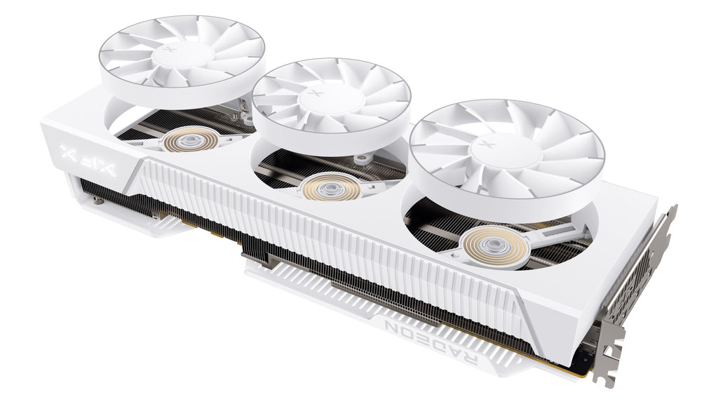 XFX Mercury AMD Radeon RX 9070XT OC White Magnetic Air Edition with RGB 16GB GDDR6 HDMI 3xDP, AMD RDNA™ 4 (RX-97TMARGW9) - Image 3