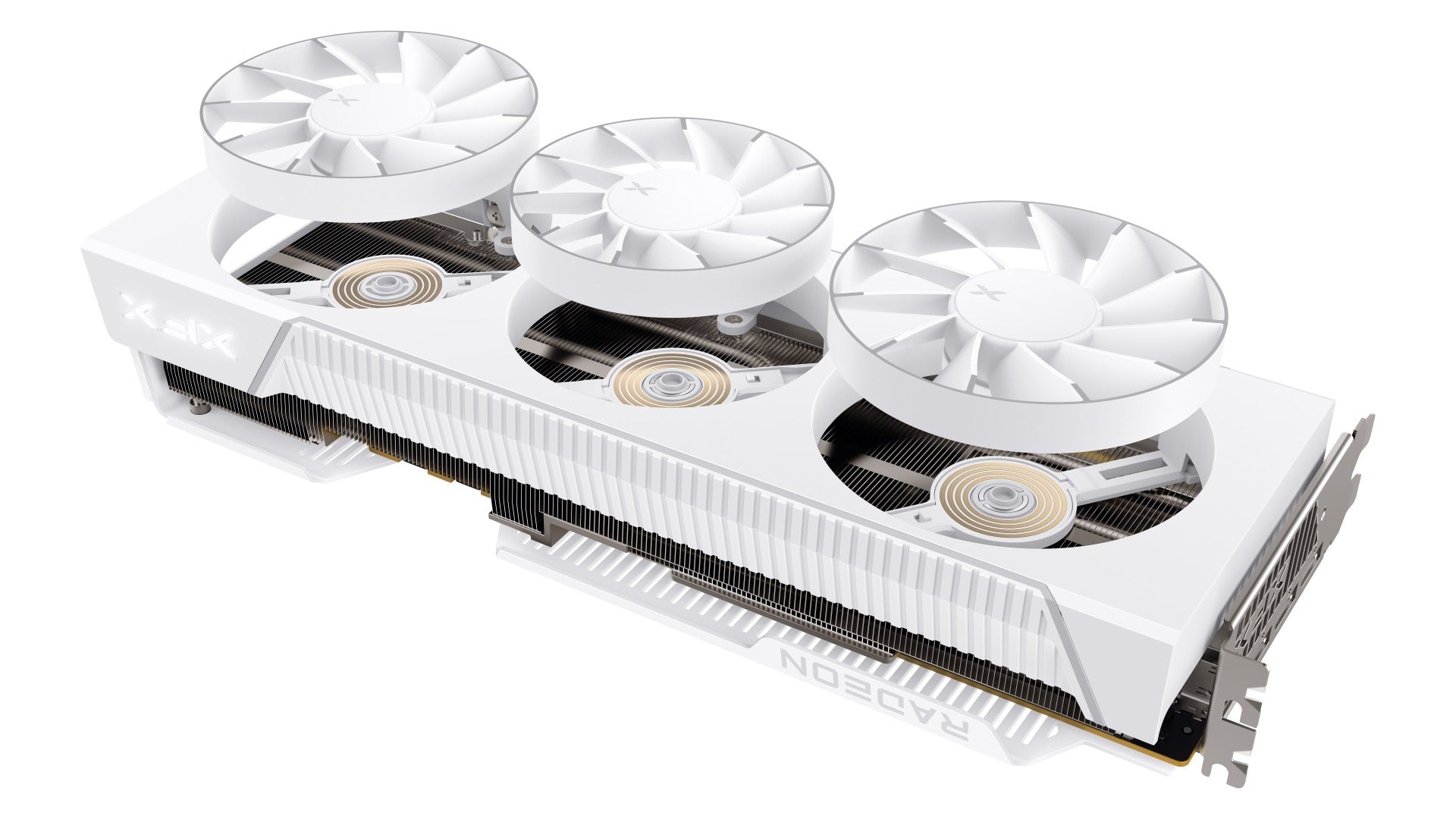XFX Mercury AMD Radeon RX 9070XT OC White Magnetic Air Edition with RGB 16GB GDDR6 HDMI 3xDP, AMD RDNA™ 4 (RX-97TMARGW9) - Image 3