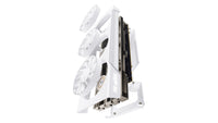 XFX Mercury AMD Radeon RX 9070XT OC White Magnetic Air Edition with RGB 16GB GDDR6 HDMI 3xDP, AMD RDNA™ 4 (RX-97TMARGW9) - Image 4