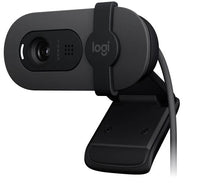 Logitech Brio 100 Full HD 1080p webcam with auto-light balance, integrated privacy shutter, and built-in mic - Image 1