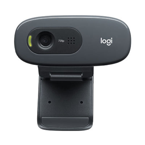 Logitech C270 3MP HD Webcam 720p/30fps, Widescreen Video Calling, Light Correc, Noise-Reduced Mic for Skype, Teams, Hangouts, PC/Laptop/Macbook/Tablet - Image 3