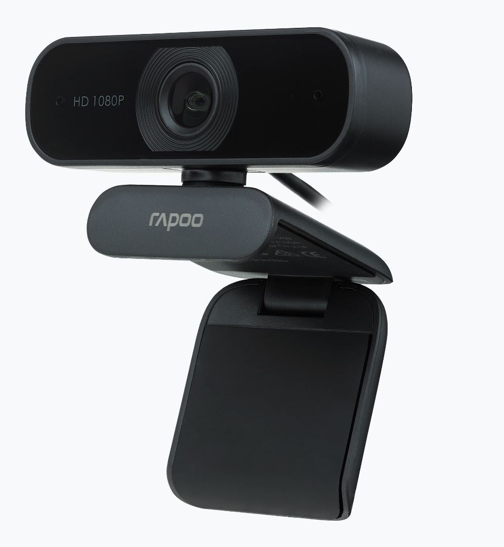 RAPOO C260 Webcam FHD 1080P/HD720P, USB 2.0, 95 degrees Wide Angle, Autofocus, Noise cancelling Mic. - Ideal for TEAMS, Zoom - Image 3