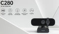 RAPOO C280 2K Webcam - Wide Angle Lens, Noise Canceling Mic, Plug & Play, Teams, Google Meet, Zoom, Does Not Support Windows Hello - Image 1