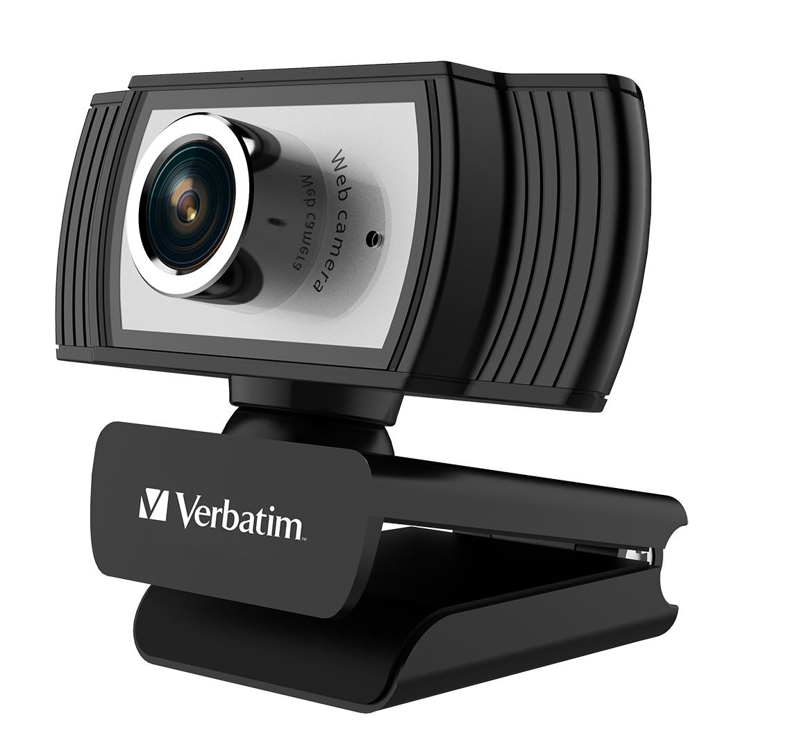 Verbatim 1080p Full HD Webcam - Black/Silver FHD 1920x1080, 2.0 Mega Pixels, Compatible with Windows XP,7 8, 10, Android V5, MacOS 10.6 or Above - Image 3